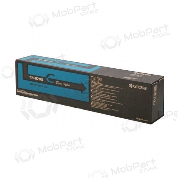 Kyocera TK-8705C (1T02K9CNL0) Cartucho de toner, Ciano