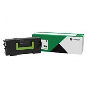 Cartucho de toner Lexmark 58D2000, Preto