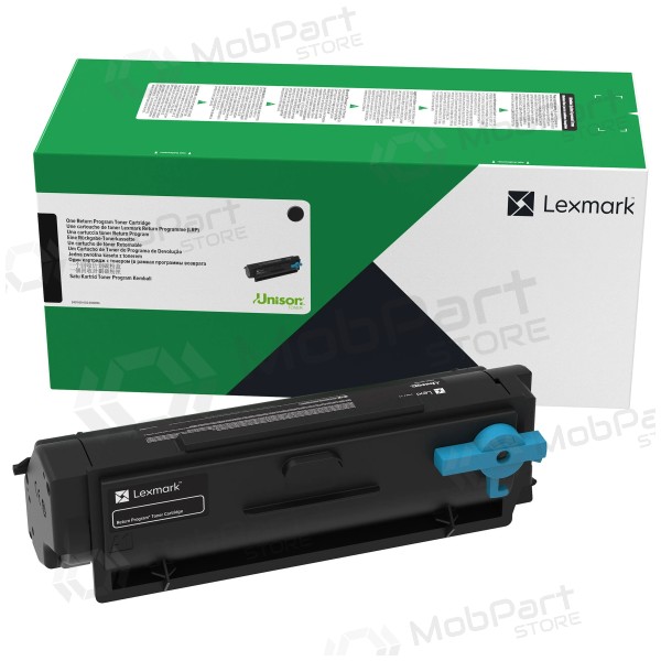 Cartucho de toner Lexmark 55B2000, preto