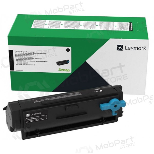 Cartucho de toner Lexmark 55B2X00, preto