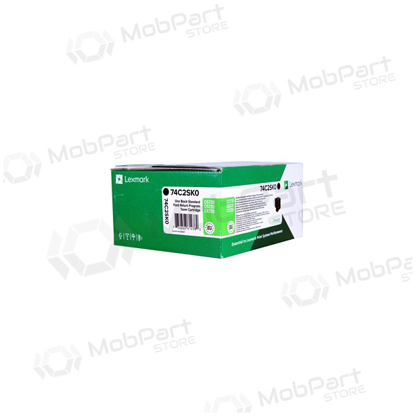 Lexmark (74C2SKE/ 74C2SK0 ), preto cartucho para impressoras a laser, 7000 páginas.