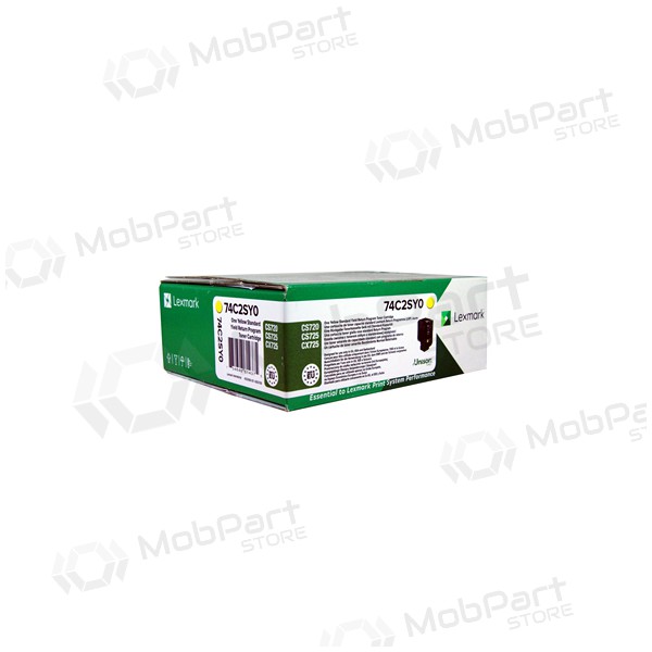 Lexmark return (74C2SYE, 074C2SY0), amarelo cartucho para impressoras a laser, 7000 páginas.