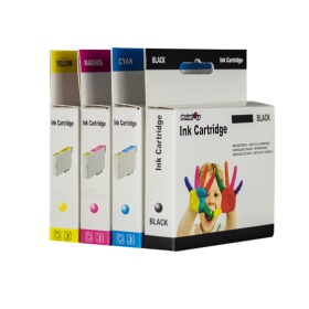 Cartucho compatível Print4U Epson T0714/ T0894 (C13T071440), amarelo, para impressoras jato de tinta, 250 páginas.