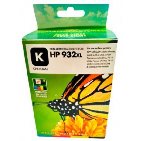 Cartucho não original Static Control HP 932XL (CN053AE), preto para impressoras a jato de tinta, 1000 páginas