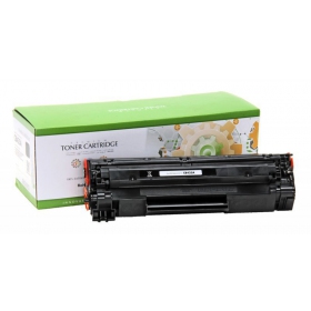 Cartucho de Toner Compatível Static Control Preto para impressoras laser HP CB435A/ CB436A/ CE285A e Canon CRG 725, rendimento de 1500 páginas.