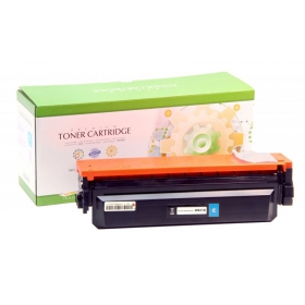 Cartucho de toner ciano não original Static Control HP (CF411X) / Canon CRG 046H para impressoras a laser, 5000 páginas