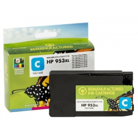 Cartucho ciano Static Control HP No.953 XL (F6U16AE) não original com novo chip para impressoras a jato de tinta, 1600 páginas