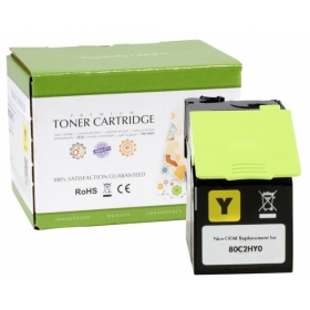Cartucho não original Static Control Lexmark 802HY (80C2HY0), amarelo para impressoras a laser, 3000 páginas