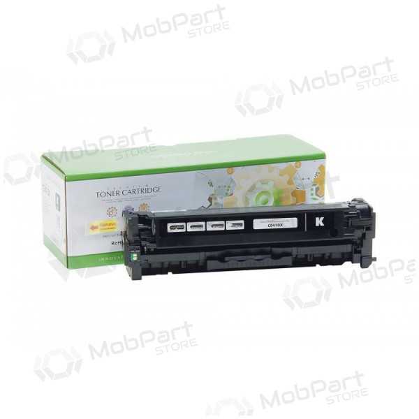 Toner compatível Static Control HP 305A (CE410X) preto para impressoras laser, 4000 páginas.