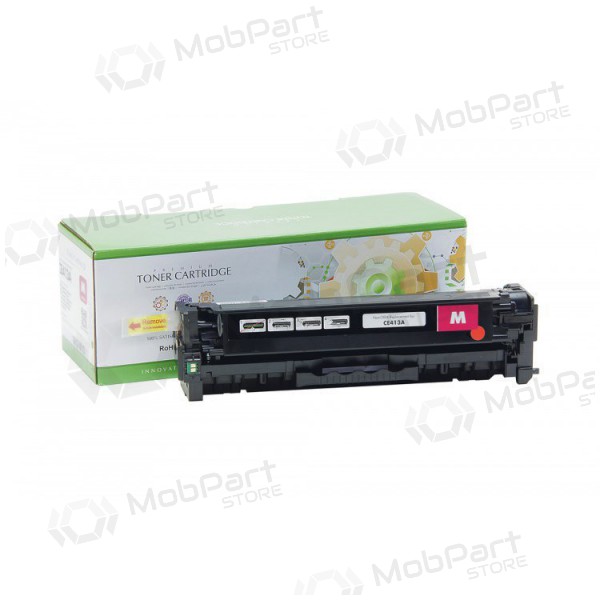 Toner compatível Static Control HP 305A (CE413A), magenta, para impressoras laser, 2600 páginas.