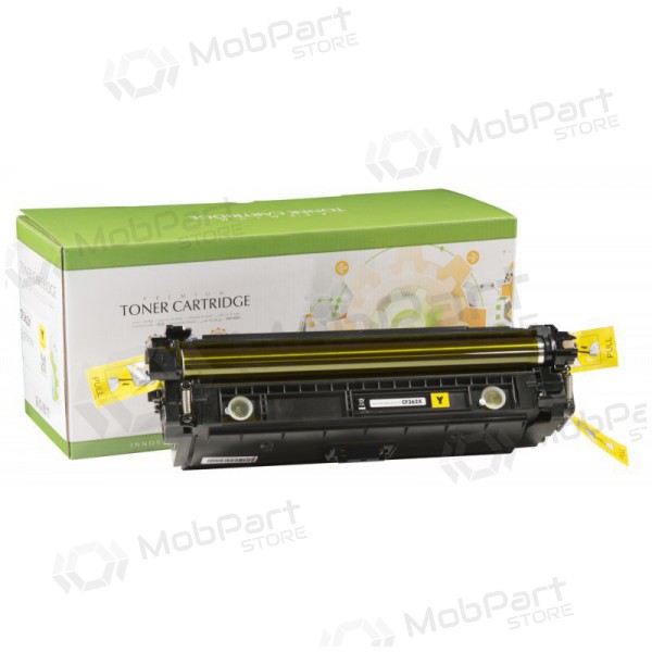 Cartucho de toner compatível Static Control HP 508X CF362X/CRG040H, amarelo, para impressoras a laser, 9500 páginas.