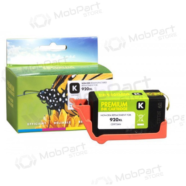 Cartucho de tinta compatível Static Control HP 920XL CD975AE, preto, para impressoras jato de tinta, 1200 páginas.