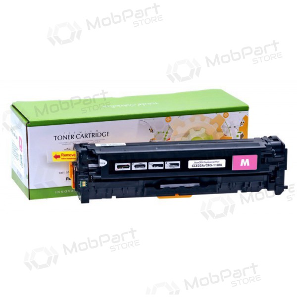 Cartucho de Toner Compatível Static Control HP CC533A IP Safe, roxo, para impressoras laser, 2800 páginas.
