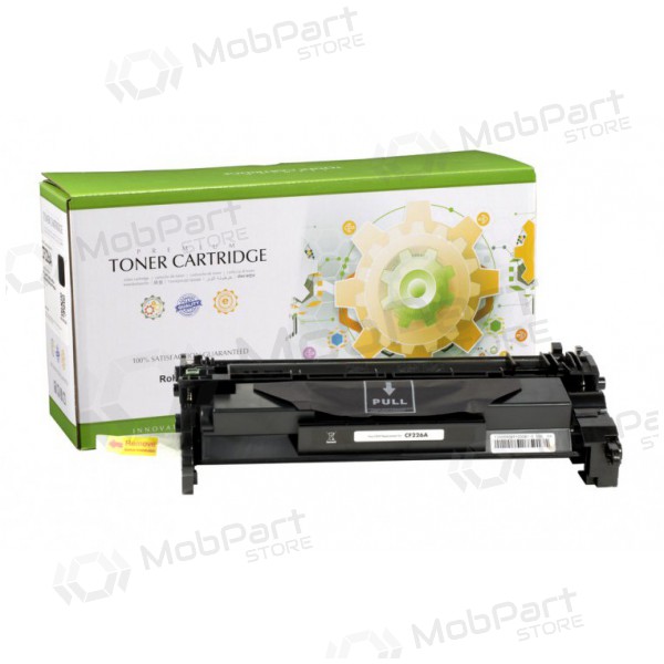 Cartucho de toner preto compatível Static Control HP CF226A / Canon 052 para impressoras a laser, rendimento de 3100 páginas.