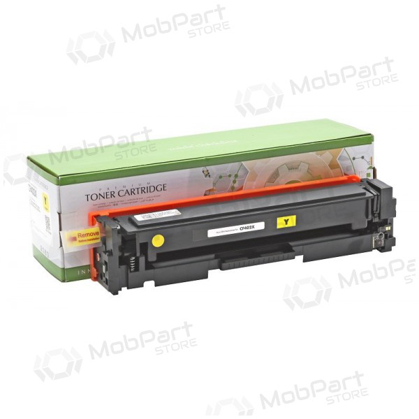 Cartucho compatível Static Control HP CF402X / Canon CRG 045H, amarelo, para impressoras a laser, 2300 páginas.