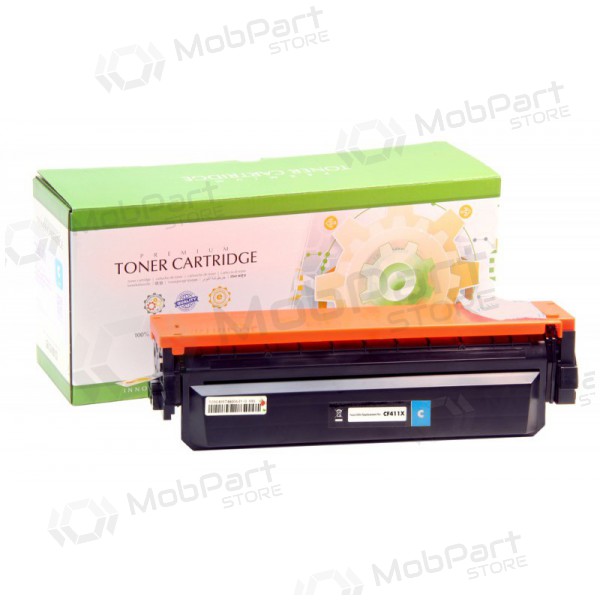Cartucho de toner compatível Static Control para HP (CF411X) / Canon CRG 046H, ciano, para impressoras a laser, 5000 páginas.