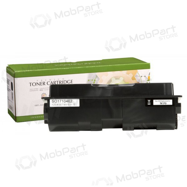 Cartucho de toner compatível Static Control Kyocera TK-170, preto, para impressoras a laser, rendimento de 7200 páginas.
