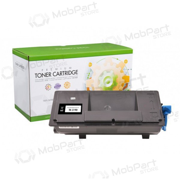 Cartucho de toner compatível Static Control Kyocera TK-3190, preto, para impressoras laser, 25000 páginas.