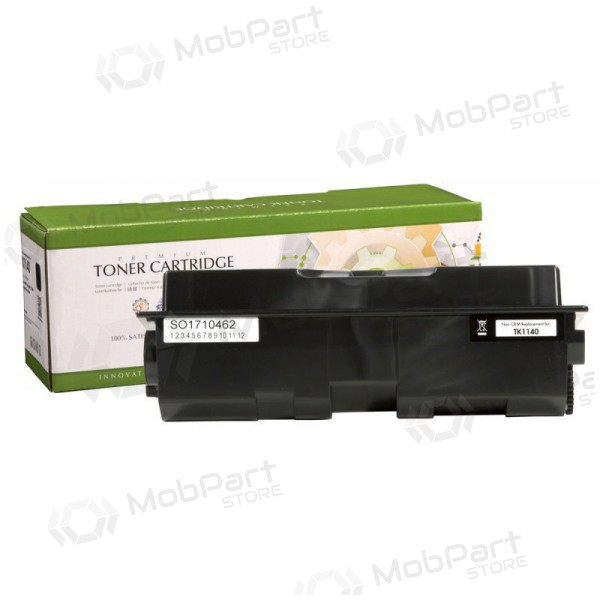 Toner compatível Static Control Kyocera TK1140, preto, para impressoras laser, 7200 páginas.