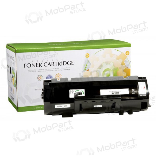 Toner Compatível Static Control para Lexmark 562X (56F2X00), preto, para impressoras a laser, 20.000 páginas.