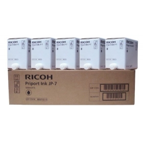 Ricoh JP-7 (817219) (5 unidades por caixa) Cartucho de tinta, Preto
