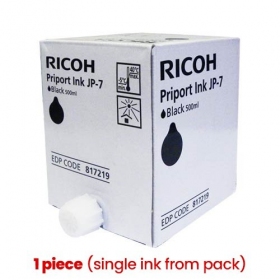 Ricoh JP-7 (817219) Cartucho de tinta, preto (1 unidade)