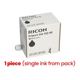 Ricoh Priport HQ-40 (817225) Cartucho de tinta, Preto (1 unidade)