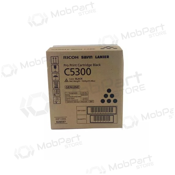Ricoh C5300 (828601), preto cartucho para impressoras a laser, 31000 páginas.