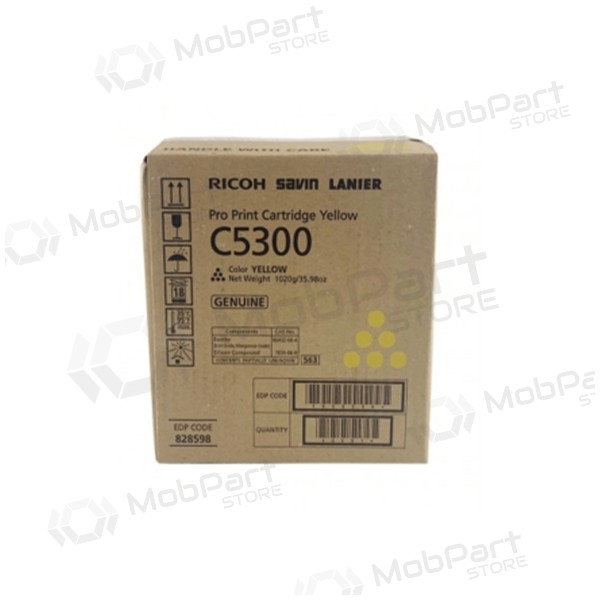 Ricoh C5300 (828602), amarelo cartucho para impressoras a laser, 26000 páginas.