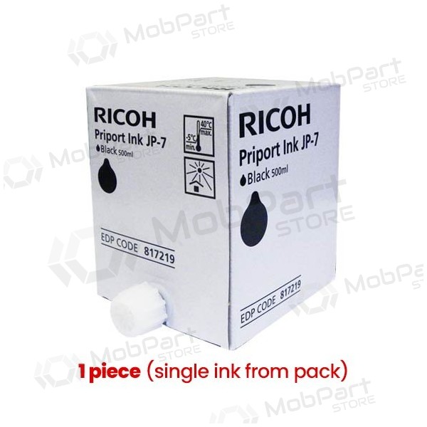 Ricoh JP-7 (817219) Cartucho de tinta, preto (1 unidade)