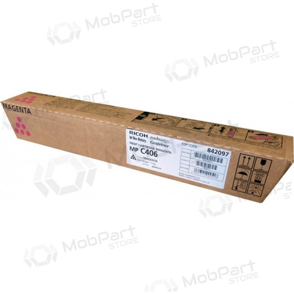 Ricoh MP C406 (842097) Cartucho de laser, Magenta