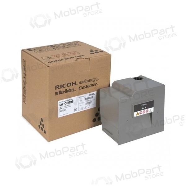 Ricoh MP C8003 (842192) Cartucho de toner, preto (SPEC)