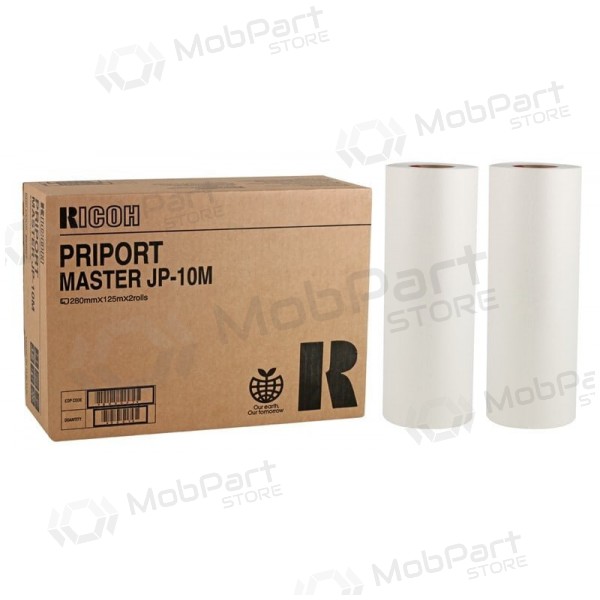 Ricoh Priport Master JP-10M (893027) (2 ROLLS/pack) 280x125mm Suprimentos para Duplicador Digital