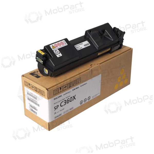 Ricoh SP C360X (408253) Cartucho de toner, Amarelo