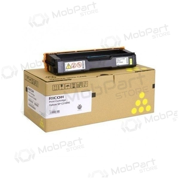 Ricoh SPC310HE (407635) Cartucho de toner, Amarelo