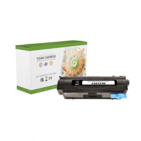 Cartucho de toner Static Control preto, compatível com Lexmark 55B2X00