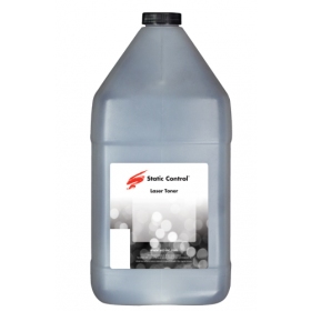 Pó de toner Static Control para cartuchos Brother, 1kg, Preto