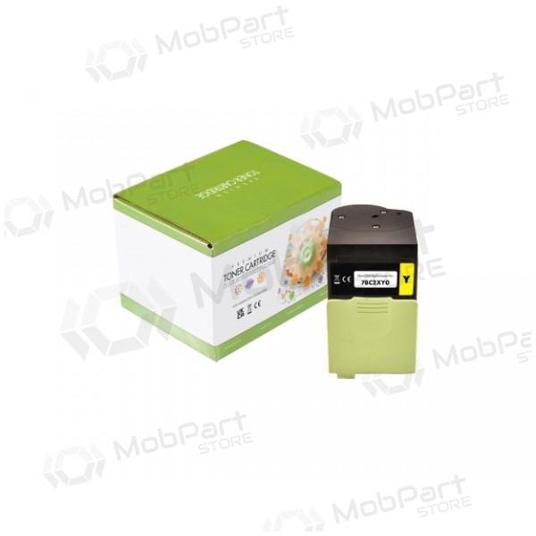 Cartucho de toner Static Control amarelo, compatível com Lexmark 78C2XY0