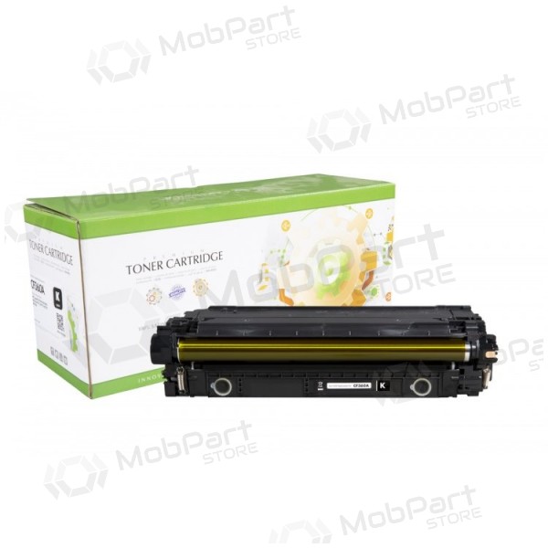 Cartucho de laser Static Control preto, compatível com HP 508A (CF360A)/Canon CRG 040