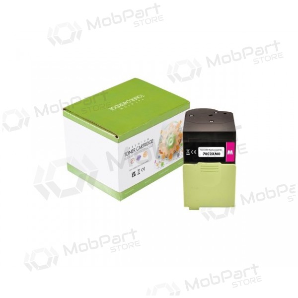 Cartucho de toner Static Control magenta, compatível com Lexmark 78C2XM0
