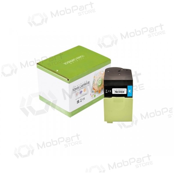 Cartucho de toner Static Control ciano, compatível com Lexmark 78C2XC0
