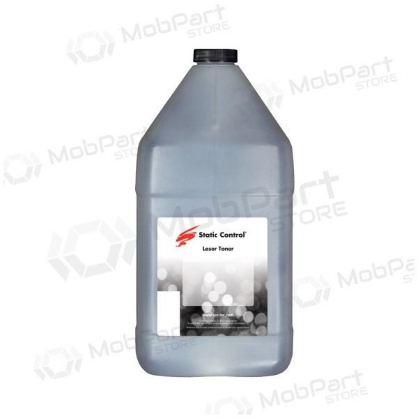 Pó de toner Static Control para cartuchos Brother, 1kg, Preto