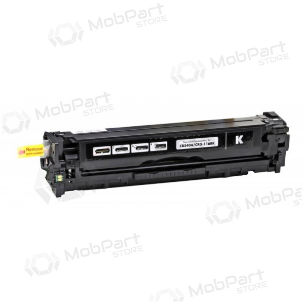 Cartucho de laser universal Static Control preto, compatível com HP CB540A/CE320A/CF210X/CRG7162