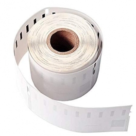TopJet rolo de etiquetas preto sobre branco, 54x101mm, 220 autocolantes, compatível com Dymo 99014 (S0722430)