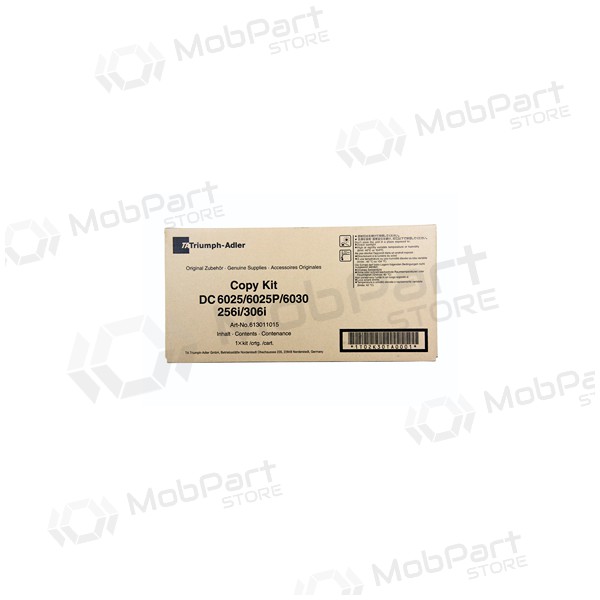 Triumph Adler Copy Kit DC 6025/ Utax CD 5025 (613011015/ 613011010), cartucho preto para impressoras a laser, 15000 páginas.